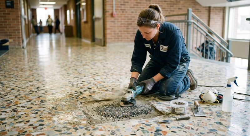 Terrazzo Flooring Repair