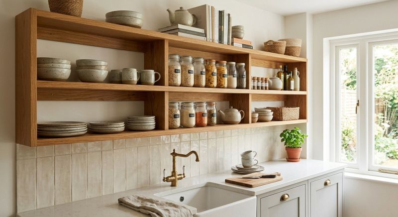Kitchen Shelving Installation in Bloomington, IN