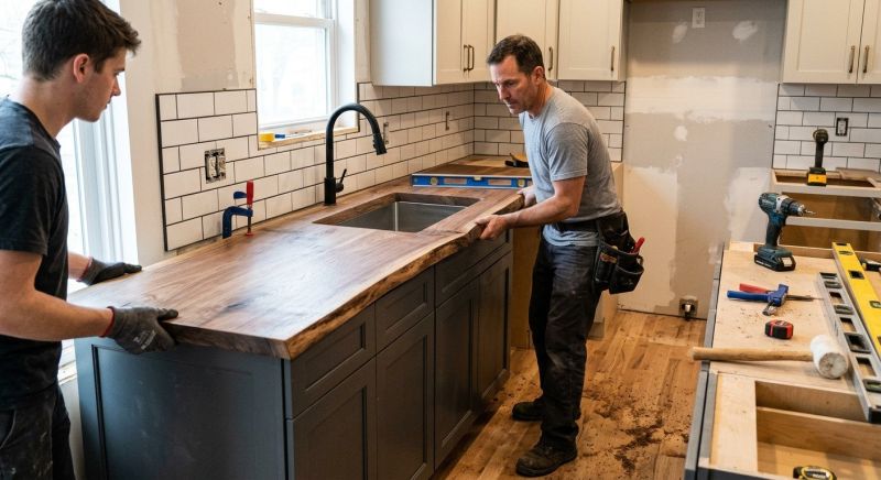 Butcher Block Installation in Napa, CA