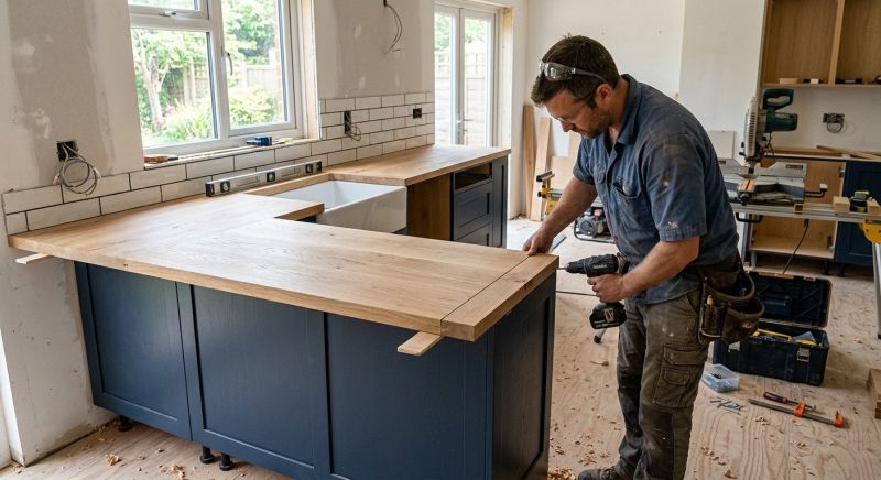Butcher Block Installation in Santa Rosa, CA