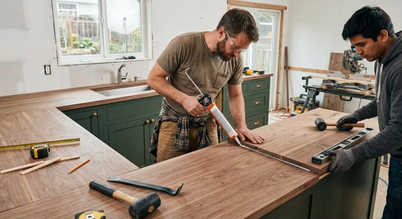 Butcher Block Installation in Marin County, CA