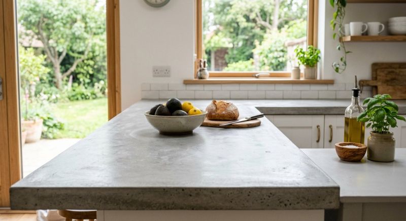 Cement Counter Installation in Napa, CA