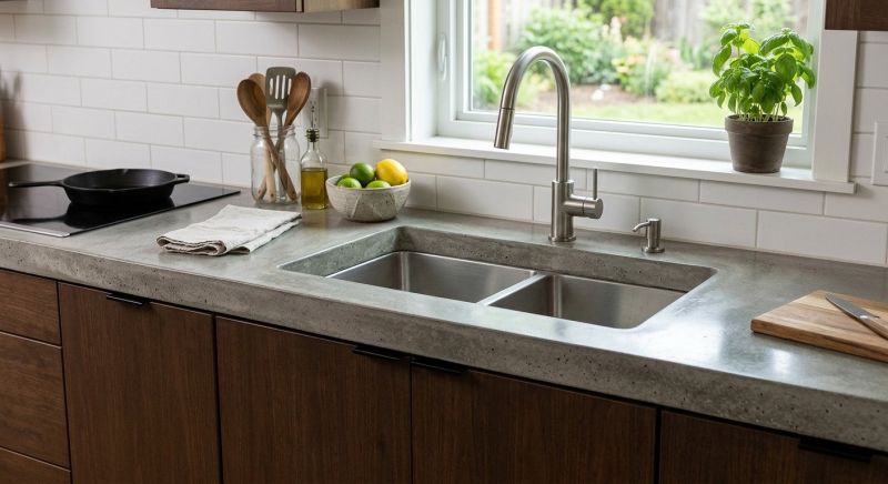 Cement Countertop Installation in Santa Rosa, CA