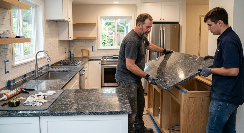 Custom Countertop Installation in Lake County, IL