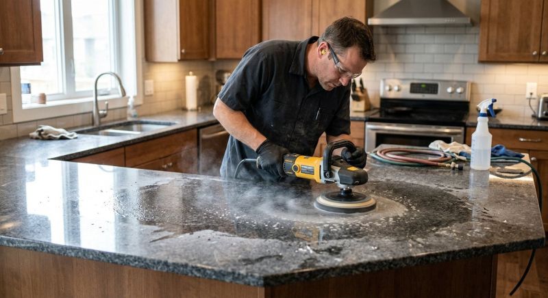 Granite Countertop Polishing in Roseville, CA