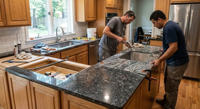 Granite Installation in Marin County, CA