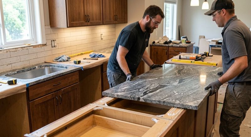 Granite Installation in Roseville, CA