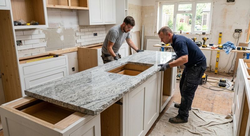 Granite Installation in Lake County, IL