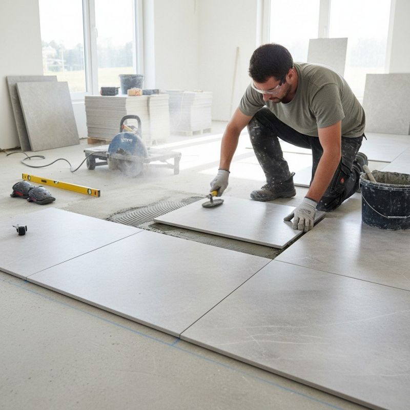 Mosaic Tile Floor Installation in Annapolis, MD