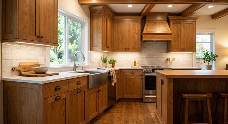 Oak Cabinet Remodeling in Dayton, OH