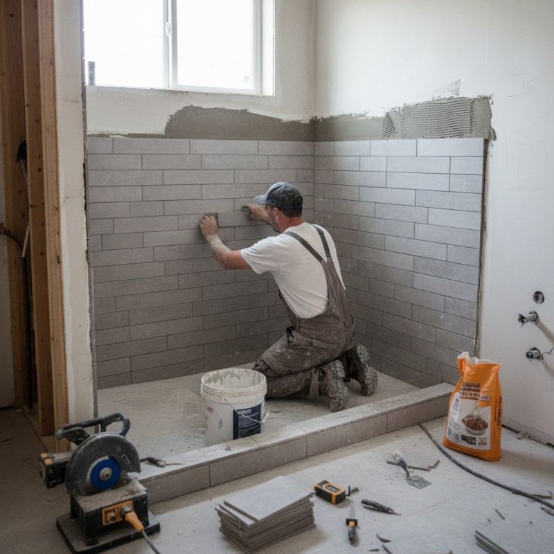 Shower Floor Tiling in Conroe, TX