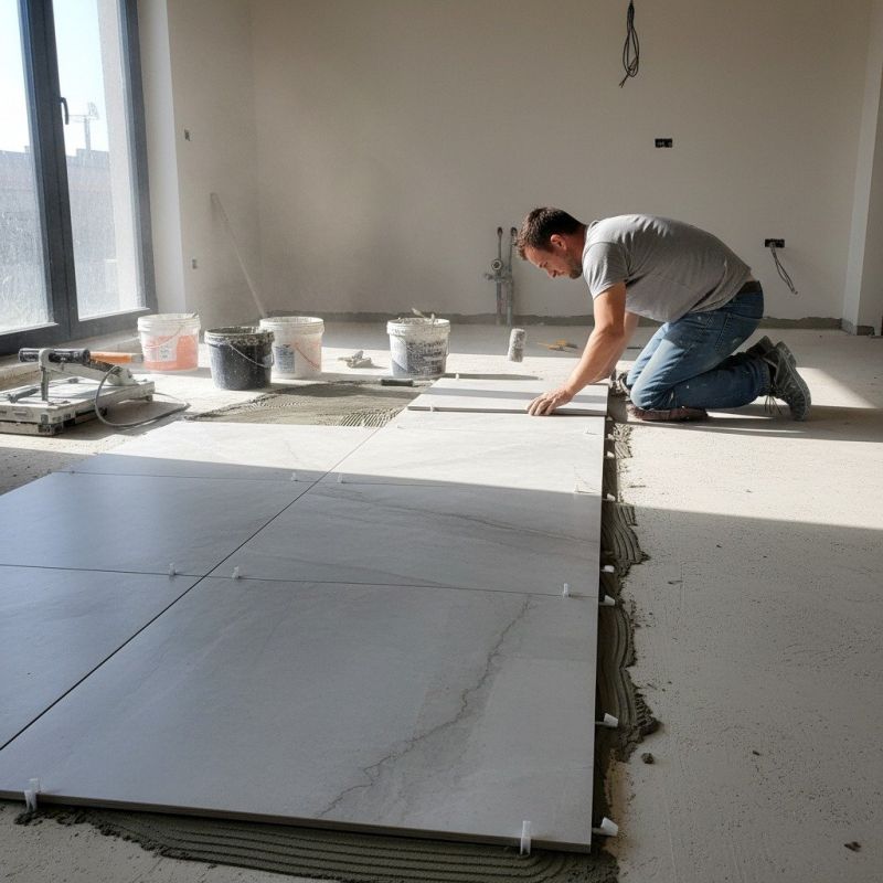 Slate Tile Floor Installation in Fredericksburg, VA