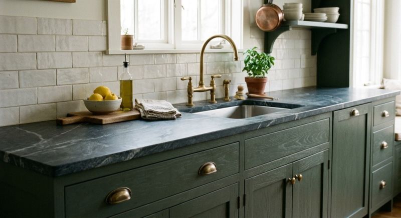 Soapstone Counter Installation in Napa, CA
