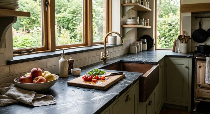 Soapstone Counter Installation in Santa Rosa, CA