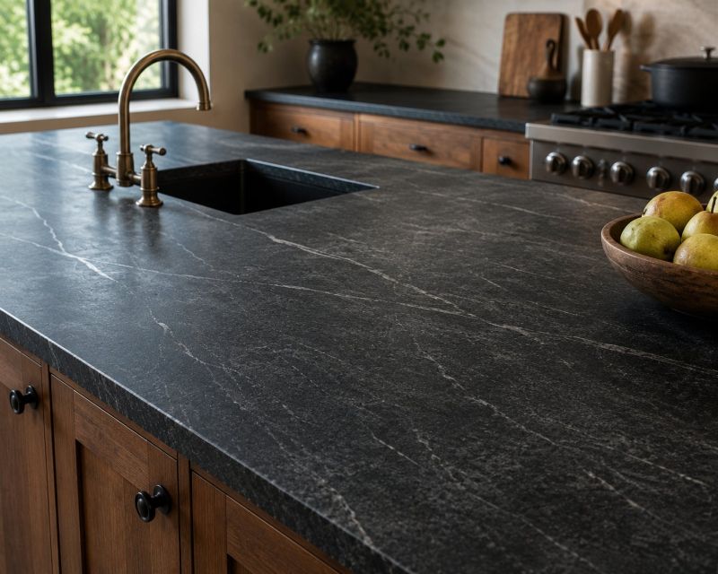 Soapstone Counter Installation in Sonoma County, CA