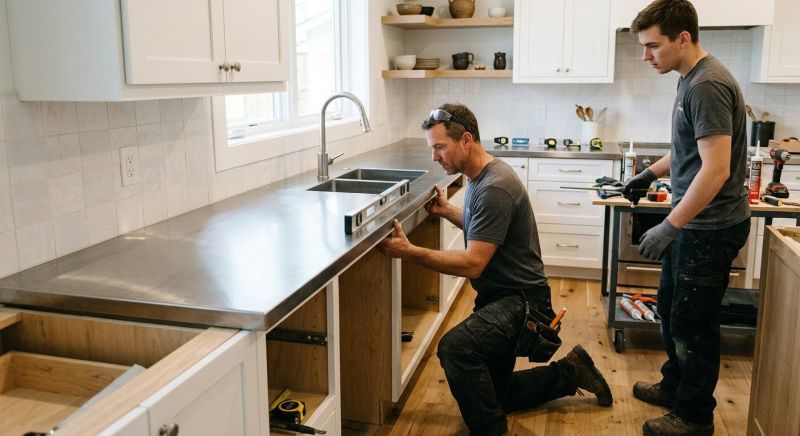 Stainless Counter Replacement in Marin County, CA