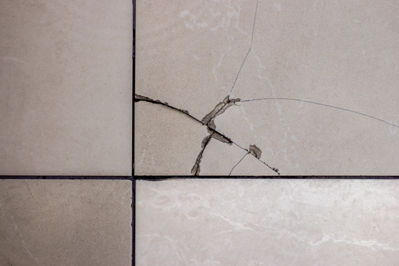 Cracked terrazzo