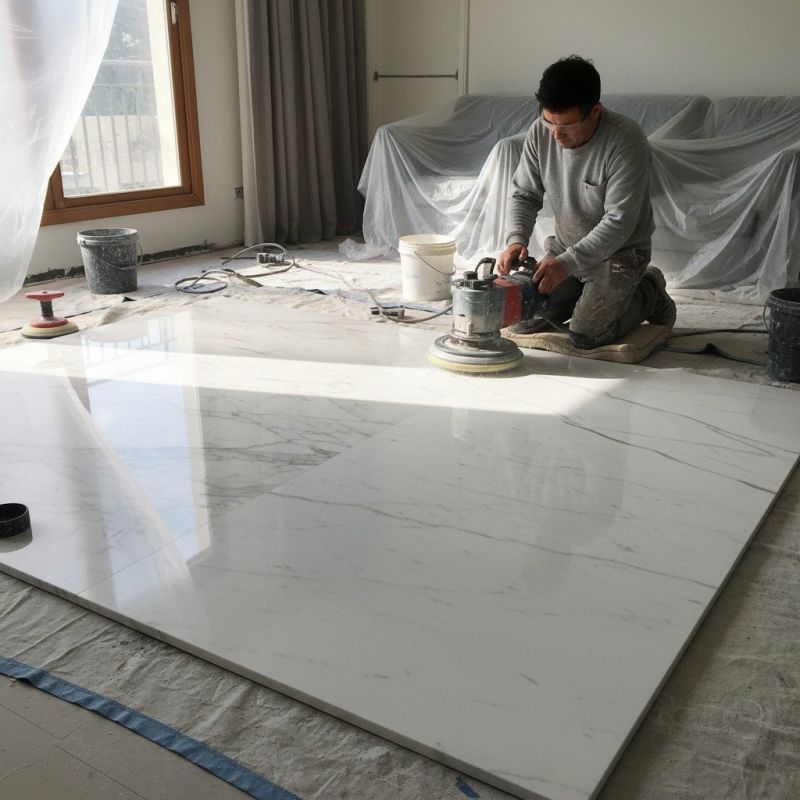 Terrazzo Polishing Service in Roseville, CA