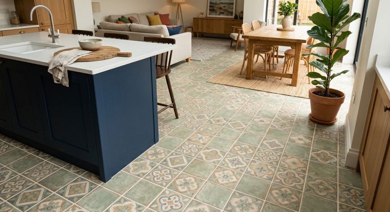 Tile Floor Renovation in Fredericksburg, VA