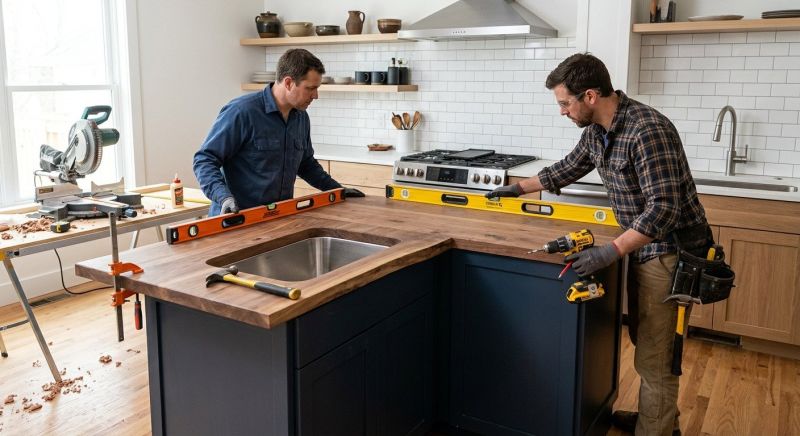 Wood Countertop Replacement in Sonoma County, CA